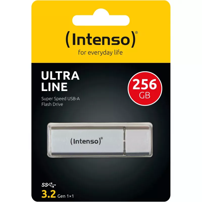 USB Flash Drive Intenso 256 GB USB Type-A 3.2 Gen 1 Ασημί