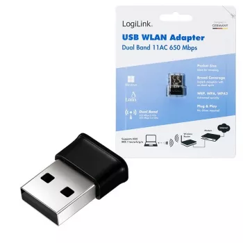 Ασύρματος προσαρμογέας USB WLAN, 11ac, 650 Mbit
