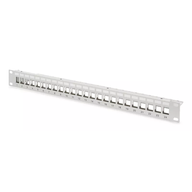 Αρθρωτό patch panel Digitus 24 θυρών DN-91410-24 RJ-45 Cat6a γκρι