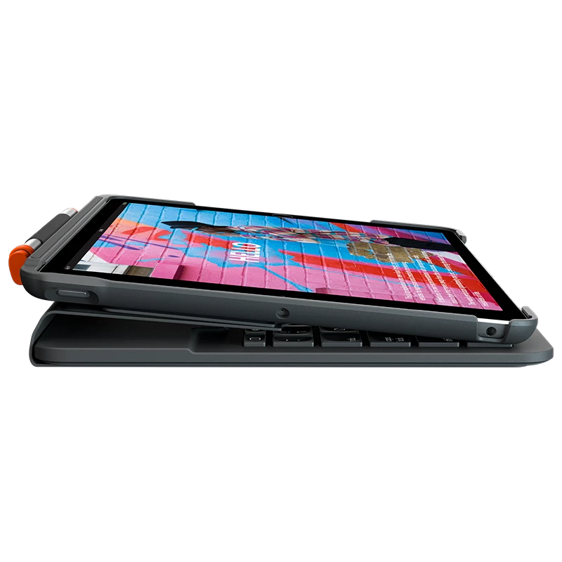 Πληκτρολόγιο Logitech λεπτό Folio για iPad (7., 8. & 9. Generation)