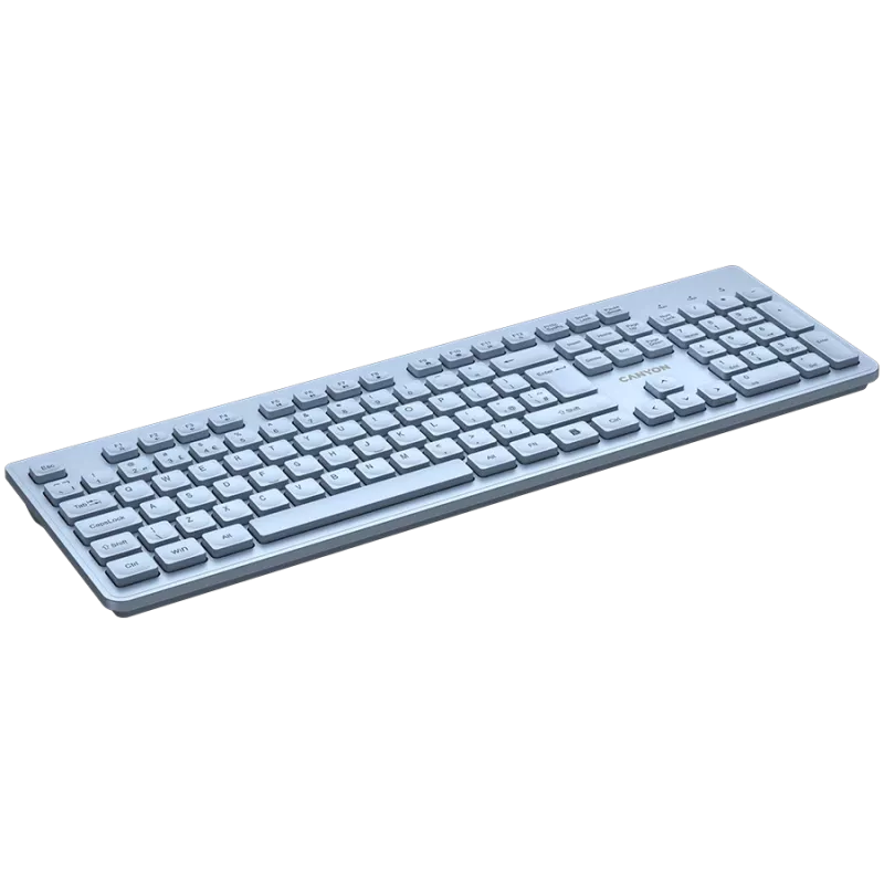 CANYON πληκτρολόγιο HKB-W01 UK/US AAA Wireless μπλε