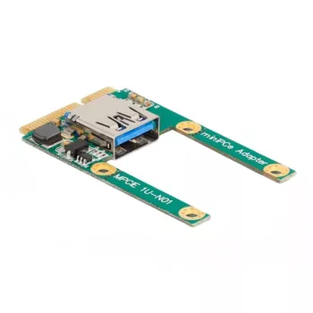 DeLOCK Mini PCIe I/O 1 x USB 2.0 Type-A υποδοχή θηλυκή Full-Size Half-Size