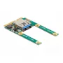 DeLOCK Mini PCIe I/O 1 x USB 2.0 Type-A υποδοχή θηλυκή Full-Size Half-Size