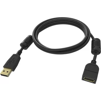 Καλώδιο USB Vision TC-2MUSBEXT-BL USB 2.0 2 m Μαύρο