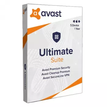 Avast Ultimate κλειδί άδειας χρήσης – 5 συσκευές, 1 έτος (Global)