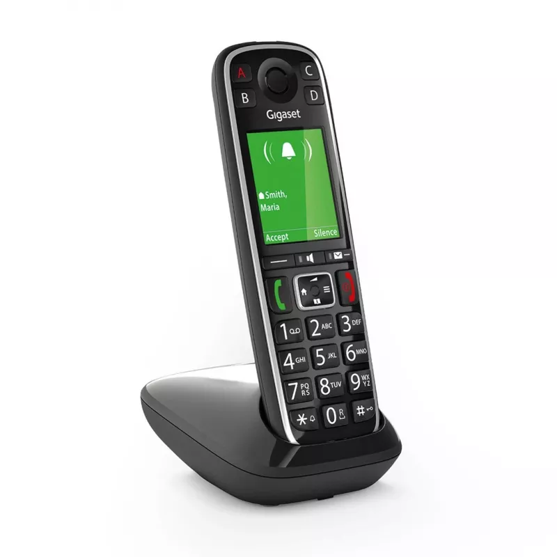 Gigaset E720 Αναλογικό/DECT τηλέφωνο με αναγνώριση κλήσης μαύρο