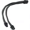 SilverStone SST-PP07E-EPS8B καλώδιο προέκτασης EPS 8 ακροδεκτών σε EPS/ATX 4+4 ακροδεκτών, 30 cm, μαύρο