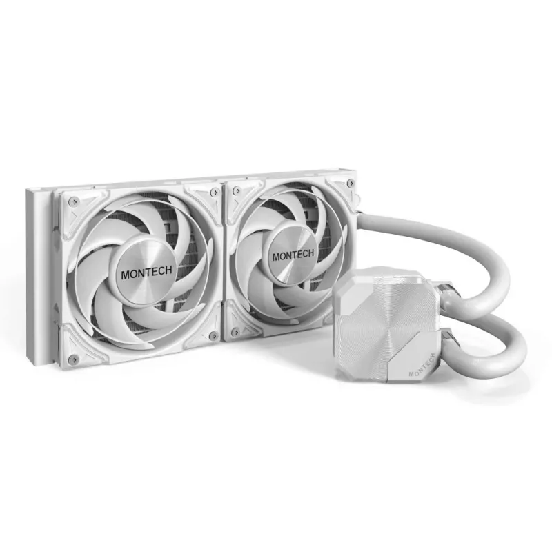Montech HyperFlow Silent 240 επεξεργαστής All-in-One υγρόψυκτη 12 cm λευκό 1 τεμ.