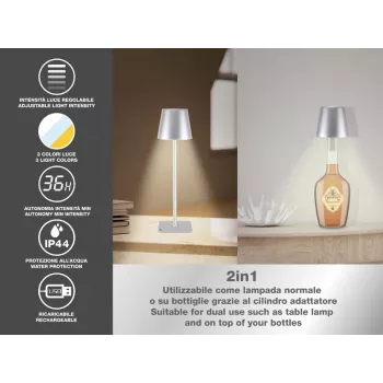 Βραστήρας Beper P201UTP117 1,7 L 2200 W αντιστάθμιση από ανοξείδωτο χάλυβα ασύρματος