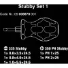 Κατσαβίδι Wera Stubby Set 1