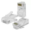 Βύσμα RJ45 QOLTEC CAT5e UTP, συσκευασία 100 τεμ.