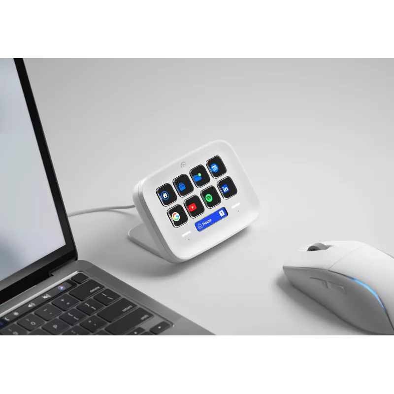 Stream Deck Neo Elgato 10 πλήκτρων προγραμματιζόμενος χειριστήριο Λευκό