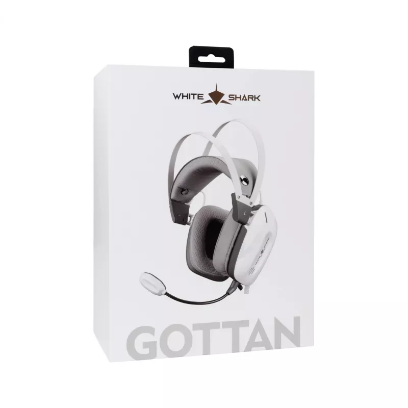 Ακουστικά White Shark GH-2446 Gottan λευκό