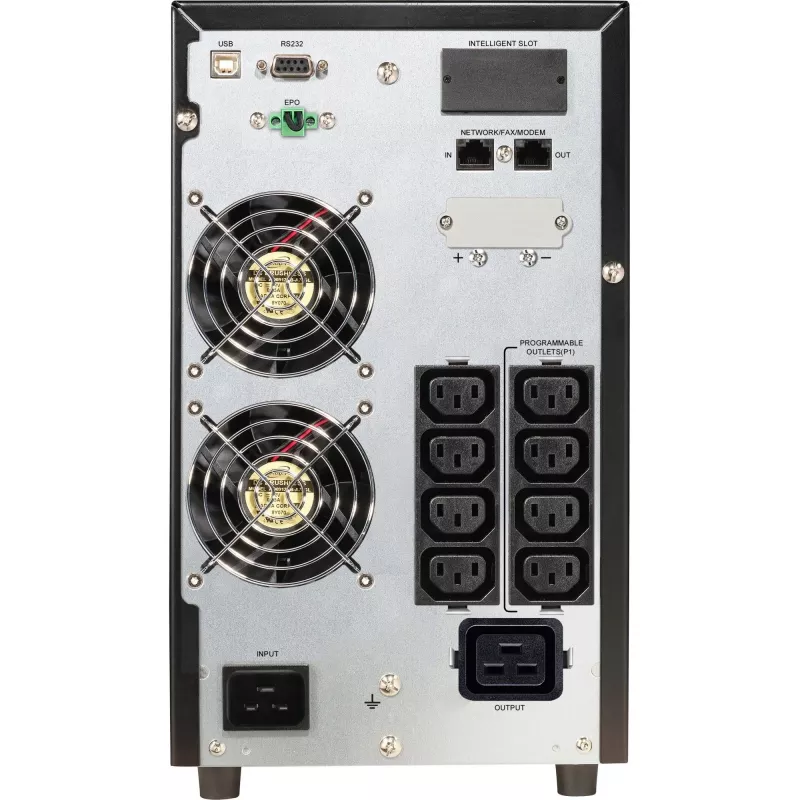 PowerWalker VFI 3000 CG PF1 Διπλής μετατροπής (Online) 3 kVA 3000 W 9 έξοδοι AC