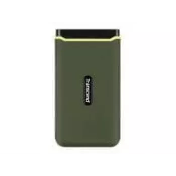 Transcend ESD380C TS2TESD380C φορητός SSD 2 TB, USB 3.2 Gen 2x2, USB-C, 2000 MB/s, στρατιωτικό πράσινο