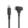 HYPER HyperJuice Καλώδιο USB USB 2.0 1,5 m USB-C USB-C/Lightning Μαύρο