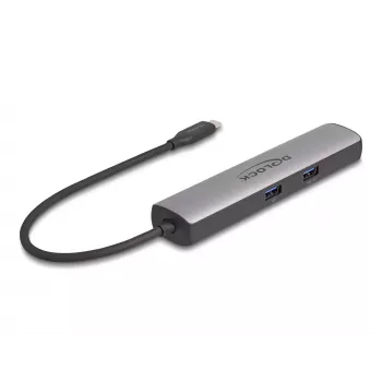 DeLOCK USB Type-C Docking Station 8K HDMI USB 10 Gbps 2,5 Gigabit LAN PD 100W