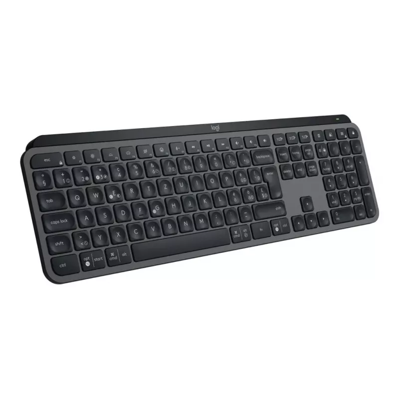 Logitech MX Keys S πληκτρολόγιο RF Wireless + Bluetooth QWERTZ Swiss Graphite (920-011571)
