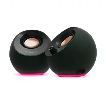 Creative Labs Creative Pebble Pro - Ηχεία - για PC - 2.0 κανάλια - ασύρματα - Bluetooth - USB - 30 Watt (συνολικά) (51MF1710AA000)