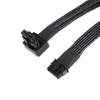 SilverStone SST-PP14-90 Καλώδιο 12VHPWR, 90 μοιρών, 650 mm, Μαύρο