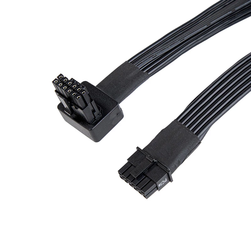 SilverStone SST-PP14-90 Καλώδιο 12VHPWR, 90 μοιρών, 650 mm, Μαύρο