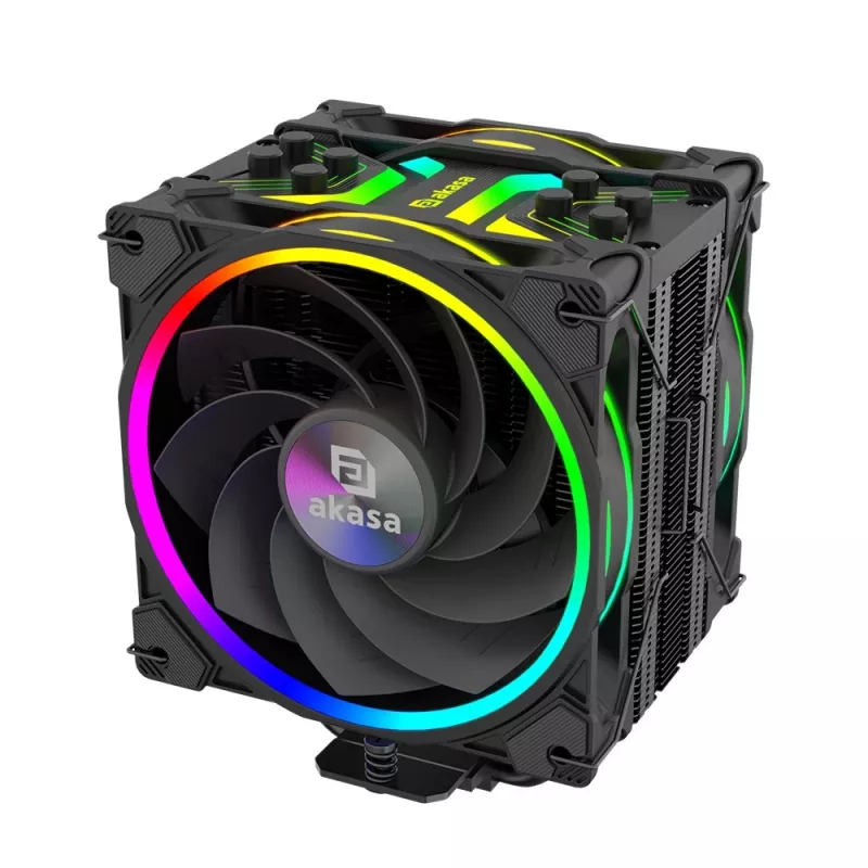 Akasa H4 Plus ψύκτρα CPU + AR12 Reverse Blade ανεμιστήρας