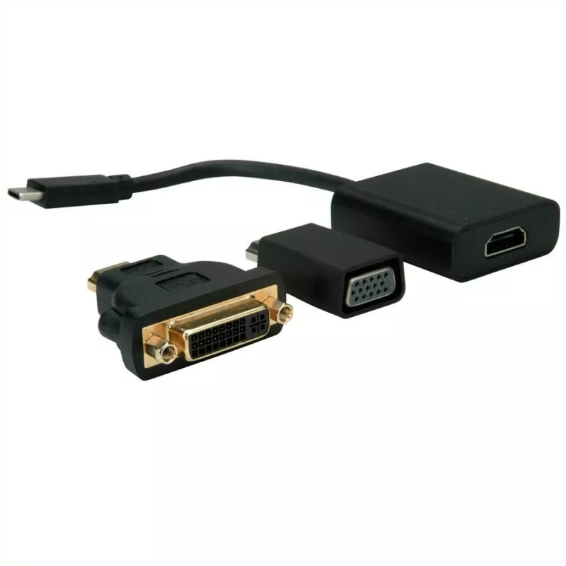 VALUE - Εξωτερικός προσαρμογέας βίντεο - USB-C 3.1 - HDMI - Μαύρο