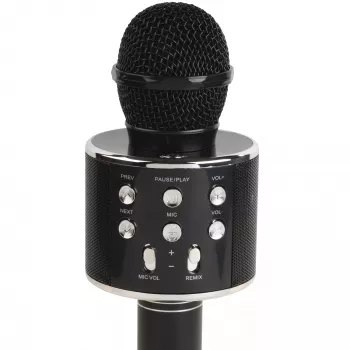 Denver KMS-20BMK2 Μικρόφωνο καραόκε με ηχείο Bluetooth, Μαύρο