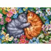 Παζλ schmidt spiele Sleeping Velvet Paws 1000 τεμ.