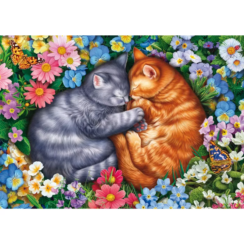 Παζλ schmidt spiele Sleeping Velvet Paws 1000 τεμ.