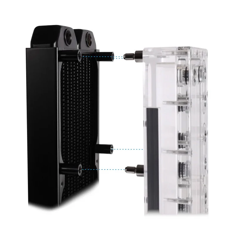 Σετ τοποθέτησης Alphacool 15725 μαύρο ανοξείδωτο χάλυβα 25 mm 10 g