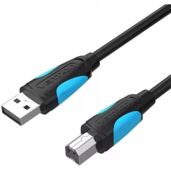 Καλώδιο USB 2.0 A σε USB-B Vention VAS-A16-B500, 5 m, μαύρο, βύσμα-βύσμα, 480 Mbit/s