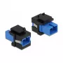 Keystone-Modul SC Simplex υποδοχή θηλυκή σε SC Simplex υποδοχή θηλυκή DeLOCK 86812