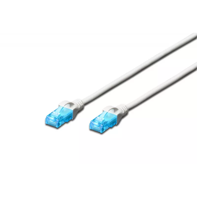CAT 5e U-UTP καλώδιο patch 0,5m λευκό