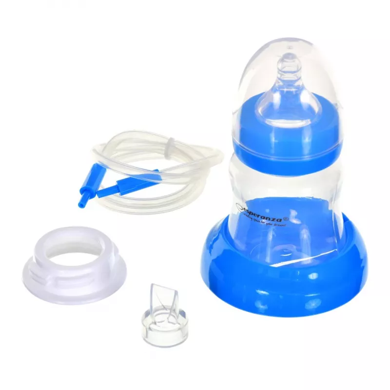 Θήλαστρο ESPERANZA ECM003B Ηλεκτρονικό 150 ml, ενσωματωμένη οθόνη, μπλε/λευκό, 100–240 V AC