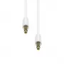 Καλώδιο επέκτασης ρεύματος ProXtend 3-Pin λεπτό M3S-015W, λευκό, 1,5 m