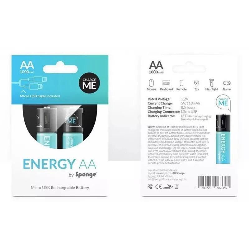 Μπαταρία Sponge Energy AAA — Sponge 0