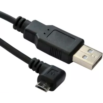 Microconnect USBABMICRO3ANG Καλώδιο USB USB 2.0 3 m Micro-USB B USB A μαύρο