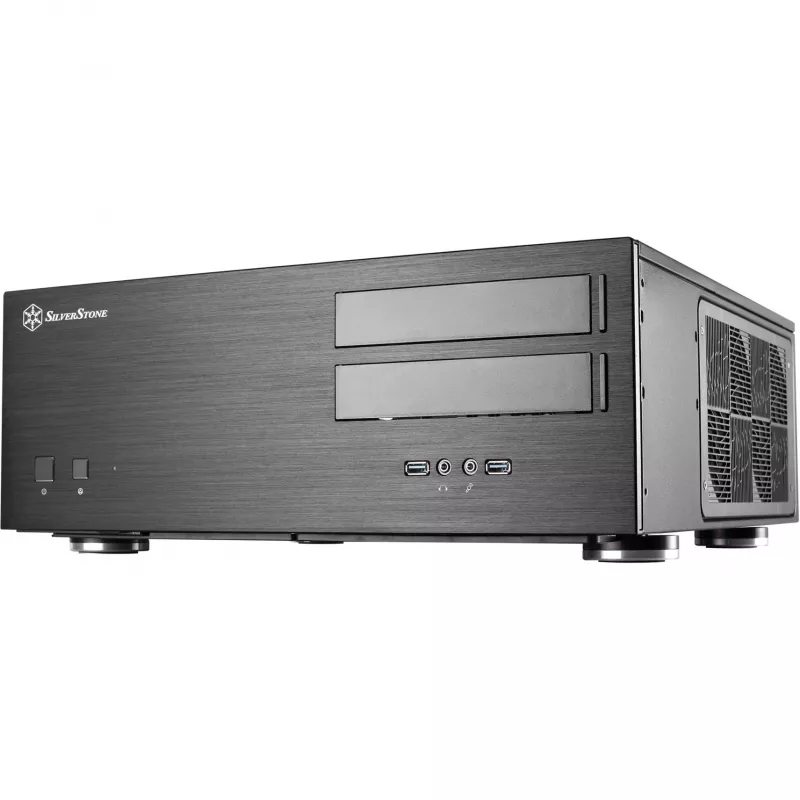 SilverStone Grandia GD08 - Desktop - SSI EEB - χωρίς τροφοδοτικό - μαύρο - USB/Audio