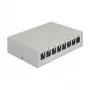 Keystone patch panel DeLOCK 43412 8 port γκρι