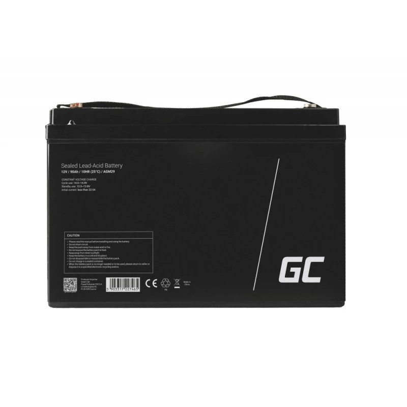 AGM29 - Sealed Lead Acid (VRLA) - 12 V - 1 τεμ. - μαύρο - 90 Ah - 5 έτη