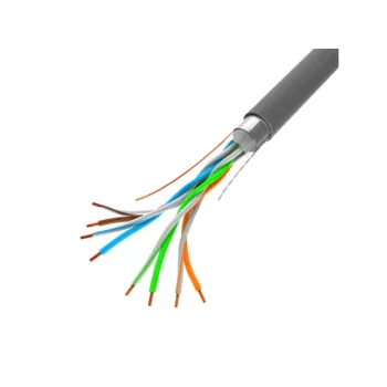 Lanberg LCF5-10CC-0305-S Καλώδιο δικτύου γκρι 305 M Cat5 F/UTP (FTP)