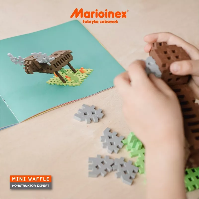 Παιχνίδι δομικών Marioinex Blocks mini Waffle Expert — 100 τεμ., πολύχρωμο, ηλικία 3+