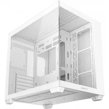Κουτί PC DeepCool CG530 WH Midi Tower – ATX/Micro ATX/ITX, tempered glass, 2×3,5-ίντσες + 3×2,5-ίντσες θέσεις, υποστηρίζει GPUs έως 410 mm