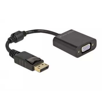 Αντάπτορας DisplayPort 1.2 βύσμα αρσενικό σε υποδοχή θηλυκή VGA DeLOCK 61006