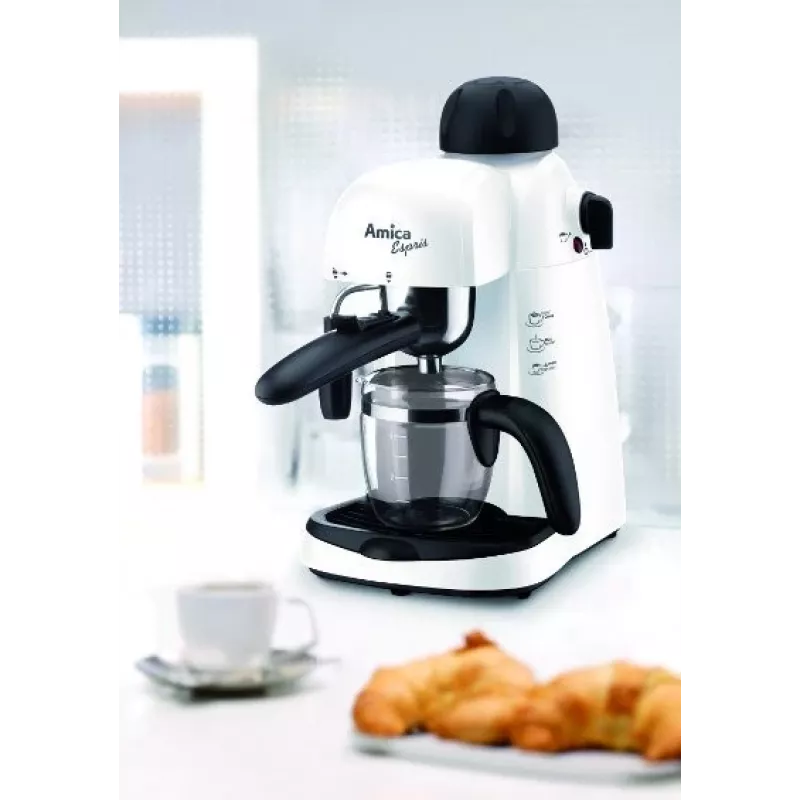 Μηχανή espresso λευκή-μαύρη CD1011