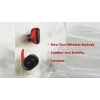 Earbuds V.Silencer Ture Wireless Earbuds μαύρο/κόκκινο