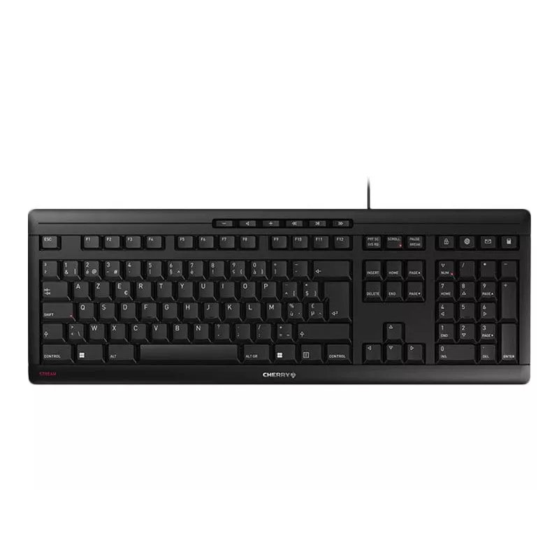 CHERRY STREAM JK-8500BE-2 Office USB AZERTY βελγικό μαύρο πληκτρολόγιο
