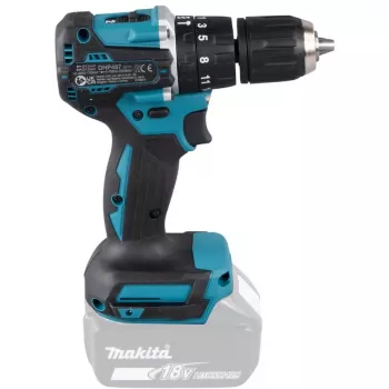 Makita DHP487Z Δράπανο 1700 U/min Χωρίς κλειδί 1,4 kg Μαύρο, Μπλε