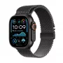Apple Watch Ultra 2 GPS + Cellular 49mm θήκη από μαύρο τιτάνιο με μαύρο τιτάνιο Milanese Loop - M